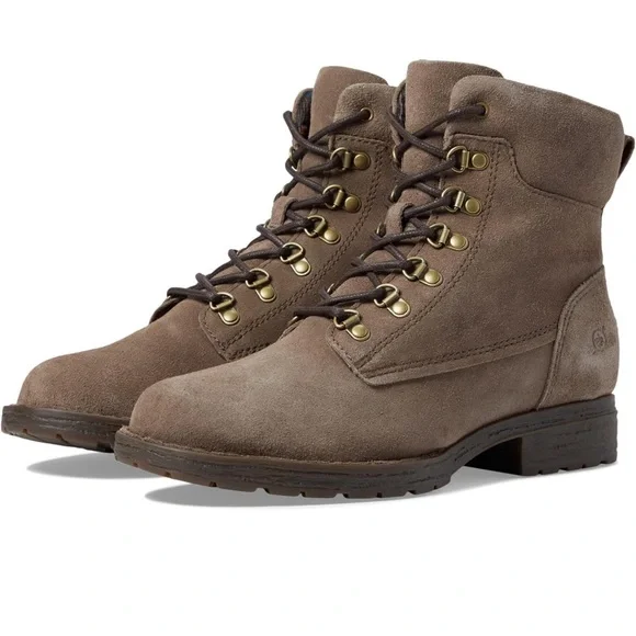 BORN Codi Boat, Taupe Suede volor, Size 9.5, $184